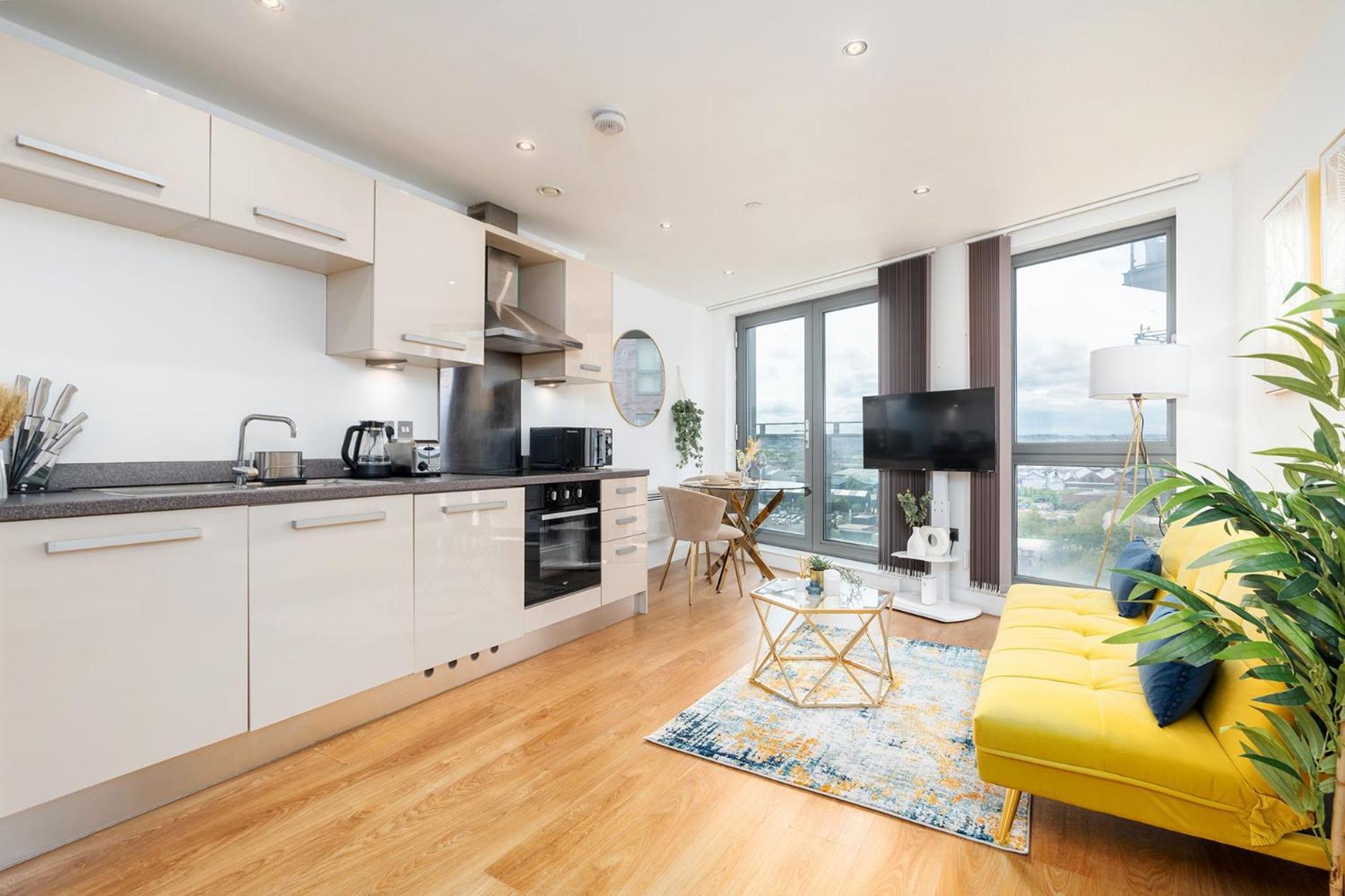 Exclusive Apartment - City Centre - Free Parking -Wifi Netflix- Juliet Balcony Leeds  Extérieur photo
